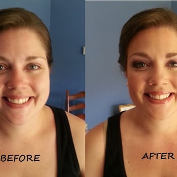 Blush - DC - Before and after, smoky eyes - Makeup Artists Near Me
