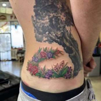 Port City Tattoo - This tattoo is a remembrance of lost loved ones and Carlos helped me get beauty and life into my idea. - Tattoo Near Me - Costa Mesa, California