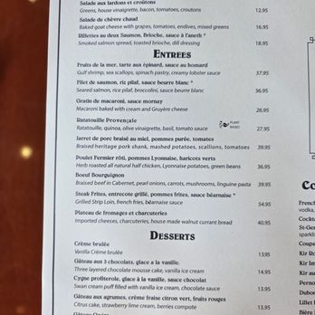 Chefs de France - 2025-4-4 Menu Part 1 - French Near Me - Lake Buena Vista, Florida