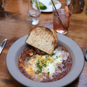 Redbird - Basque Baked Eggs - New American Near Me - Los Angeles, California
