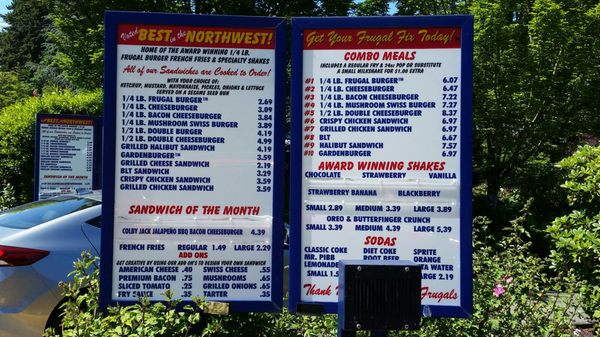Menu photo 7 Frugals Port Angeles, WA Menu photo 7 Frugals Port Angeles, WA