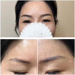 Eyebrow micro blending