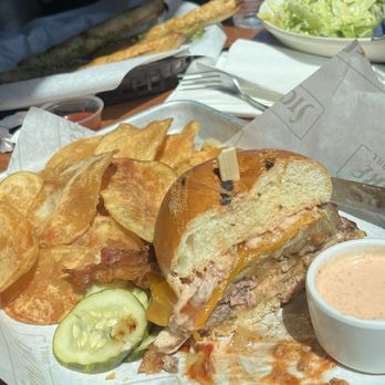Stonefire Grill - BBQ Bacon Cheddar Burger* - American Near Me - Thousand Oaks, California Stonefire Grill - BBQ Bacon Cheddar Burger* - American Near Me - Thousand Oaks, California