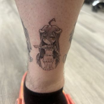 Zenith Ink Tattoo - Custom albedo chibi tattoo - Tattoo Near Me - San Jose, California Zenith Ink Tattoo - Custom albedo chibi tattoo - Tattoo Near Me - San Jose, California