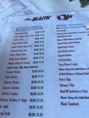 Menu photo 2 The Blazin' Claw Fontana, CA Menu photo 2 The Blazin' Claw Fontana, CA