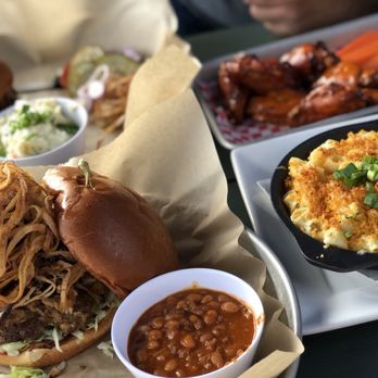 Coaster Saloon - The man at the bar was right!!!! The Q with an order of wings and Mac and cheese - Beer Bar Near Me - San Diego, California Coaster Saloon - The man at the bar was right!!!! The Q with an order of wings and Mac and cheese - Beer Bar Near Me - San Diego, California