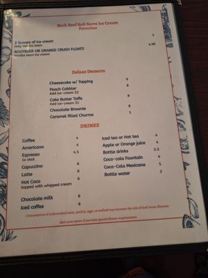 Menu photo 2 Rock Reef Cafe Torrey, UT