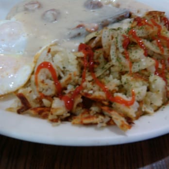 The Pantry - Chick fried steak n eggs n hashed browns. - Breakfast & Brunch Near Me - San Mateo, California