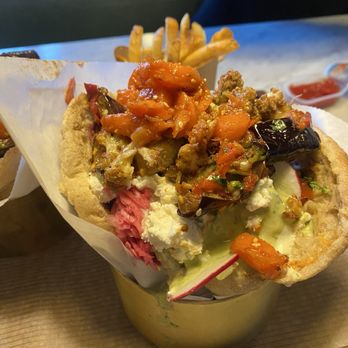 Brassica - Falafel Pita Sandwich - Mediterranean Near Me - Upper Arlington, Ohio Brassica - Falafel Pita Sandwich - Mediterranean Near Me - Upper Arlington, Ohio