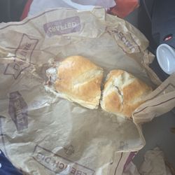 French dip. 99% bread  all over the place very messy