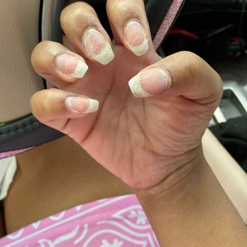 Allure Nails & Spa - Nails after being filed and soaked for hours! - Nail Salons Near Me - Tallahassee, Florida Allure Nails & Spa - Nails after being filed and soaked for hours! - Nail Salons Near Me - Tallahassee, Florida