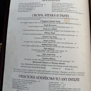 HOBNOB - Menu - Supper Clubs Near Me - Racine, Wisconsin