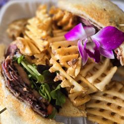 Pastrami Club ($15) - With Waffle Fries
