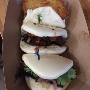 Suzy Siu's Baos - First: fried green tomatoes second: BBQ beef third: pork belly - Korean Near Me - Atlanta, Georgia Suzy Siu's Baos - First: fried green tomatoes second: BBQ beef third: pork belly - Korean Near Me - Atlanta, Georgia