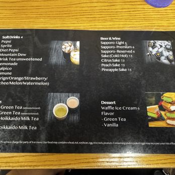 King of Ramen - Drink Menu Aug 2026 - Ramen Near Me - Spokane, Washington