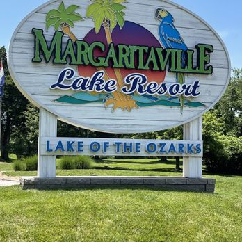 Landshark Bar & Grill - a sign for margaritaville lake resort - Bars Near Me - Osage Beach, Missouri