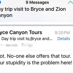 Bundu Bashers Tours - This is the reply from him, the owner called Sessel.