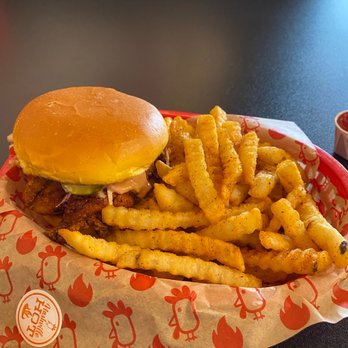 Urban Bird Hot Chicken - Tenders Sando and Crinkle Cut Fries - Chicken Shop Near Me - Katy, Texas Urban Bird Hot Chicken - Tenders Sando and Crinkle Cut Fries - Chicken Shop Near Me - Katy, Texas