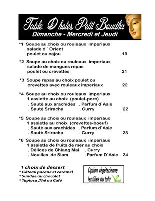 Menu photo 5 Mel Thaï Trois-Rivières, QC