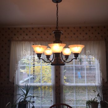 J.B. Electrical Services - Chandelier in kitchen eating area - Electricians Near Me - Audubon, New Jersey J.B. Electrical Services - Chandelier in kitchen eating area - Electricians Near Me - Audubon, New Jersey