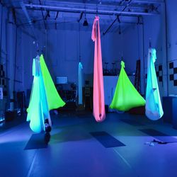 Night Owl Circus Arts - Aerial Yoga Class
