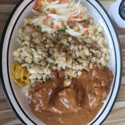 Mom's Bistro - Chicken Paprika with mini dumplings