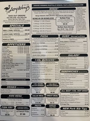 Menu photo 2 Long Wong's Phoenix, AZ Menu photo 2 Long Wong's Phoenix, AZ