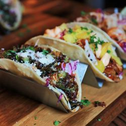 Ghost Taco - Brussels , Flounder & shrimp tacos