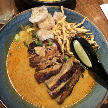 Ben Thai Cafe - Khoi soi with Roasted Duck Noodle Soup - Thai Near Me - San Francisco, California