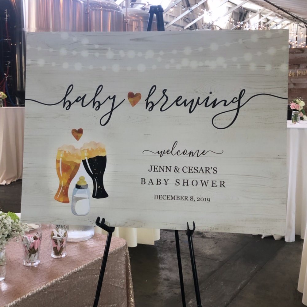 Baby shower print job Baby shower print job