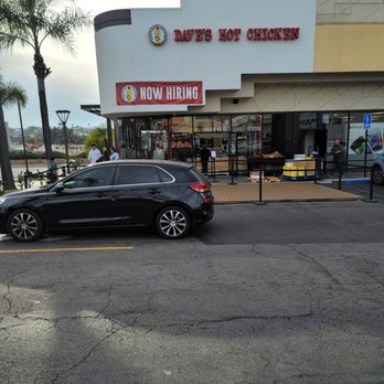 Dave's Hot Chicken - You have to cross through fast moving traffic to get to the entrance - Chicken Shop Near Me - Escondido, California Dave's Hot Chicken - You have to cross through fast moving traffic to get to the entrance - Chicken Shop Near Me - Escondido, California