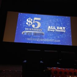 Cinema 1 Plus - Tuesday discount better than Marcus, & they have a reward system for other days. Scan before $ ticket/food.
