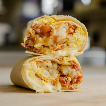 Garden Catering - Greenwich - The Bacon Potato Wrap- scrambled eggs, bacon, cheese and a chopped up hashbrown. Now that's breakfast - Chicken Shop Near Me - Greenwich, Connecticut Garden Catering - Greenwich - The Bacon Potato Wrap- scrambled eggs, bacon, cheese and a chopped up hashbrown. Now that's breakfast - Chicken Shop Near Me - Greenwich, Connecticut