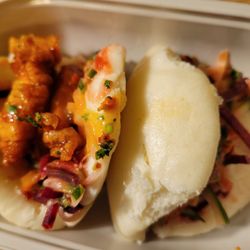 Korean fried chicken bao