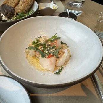 Jean-Georges - Yellowtail appetizer - French Near Me - New York, New York