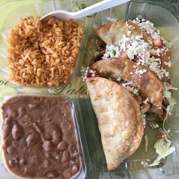 El Charrito - Beef and Potato taqutios with a side of rice and beans - Mexican Near Me - Salinas, California