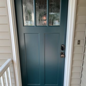 One Vision Painting - Door after painting - Painters Near Me
