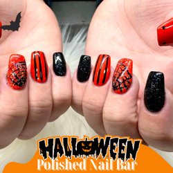 Polished Nail Bar - Check out these Halloween Nail Designs done by our team at Polished Nail Bar!
Call or send message to us on Facebook. facebook.com/Polishe