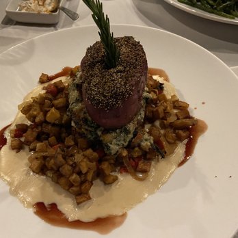 Firefly - Pepper Crusted Stuffed Filet Mignon - Steakhouses Near Me - Panama City Beach, Florida