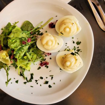 Café de Paris - Hardboiled eggs with mayonnaise - Brasseries Near Me - Paris, 75 Café de Paris - Hardboiled eggs with mayonnaise - Brasseries Near Me - Paris, 75