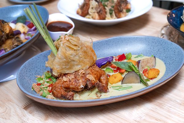 Pla Daek Thai Esan Food by null