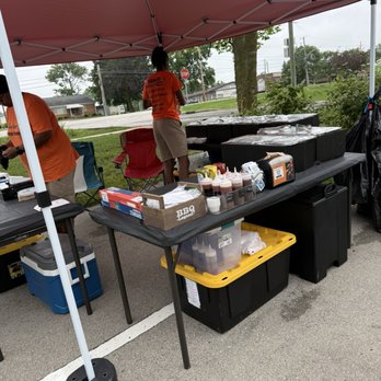 Stadium 1 BBQ - Supper clean set up - Caterers Near Me - Indianapolis, Indiana Stadium 1 BBQ - Supper clean set up - Caterers Near Me - Indianapolis, Indiana
