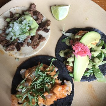 Machete Tequila + Tacos - Hanger steak, shrimp and lobster tacos - Mexican Near Me - Denver, Colorado Machete Tequila + Tacos - Hanger steak, shrimp and lobster tacos - Mexican Near Me - Denver, Colorado