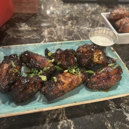 Gochugang wings and Sweet Fried Plantains Gochugang wings and Sweet Fried Plantains