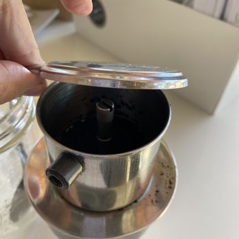 Pho Please - This is how they bring you the coffee - Vietnamese Near Me - Austin, Texas Pho Please - This is how they bring you the coffee - Vietnamese Near Me - Austin, Texas