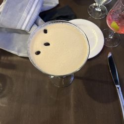 Timeout Sports Bar - Great espresso martini' ordered calamari not so great over loaded on peppers' drinks need as a double Rating is a five