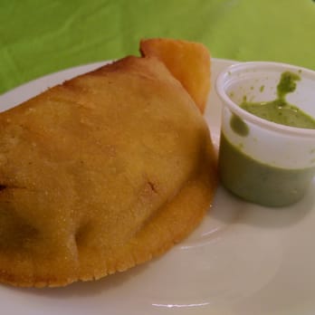 Chef Paz Restaurant - Columbian Empanada filled with ground beef - Peruvian Near Me - West Allis, Wisconsin