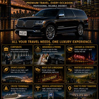 Blaze Black Car Service - Airport Shuttles Near Me Blaze Black Car Service - Airport Shuttles Near Me