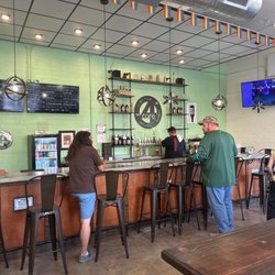 Core4 Brewing - They've inside and outside seating. Frequent live music outside.