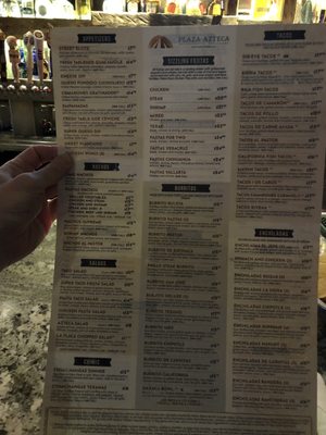Menu photo 2 Plaza Azteca Pittsburgh, PA Menu photo 2 Plaza Azteca Pittsburgh, PA